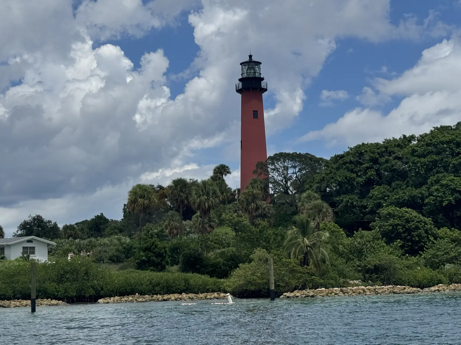 Jupiter Inlet Lighthouse seen from the water